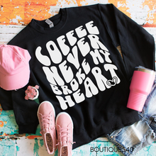 Load image into Gallery viewer, β Coffee Never Broke My Heart