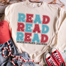 Load image into Gallery viewer, Read • Read • Read Graphic Sweatshirt 📖✨