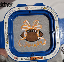 Load image into Gallery viewer, Custom Football Bow Crewneck 🏈🎀