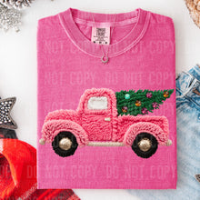 Load image into Gallery viewer, 🎀 Chenille Pink Truck Tee 🎀