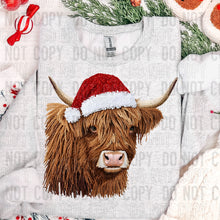 Load image into Gallery viewer, 🐮 Highland Cow Christmas Tee🐮