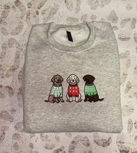 Load image into Gallery viewer, Merry Pups Embroidered Crewneck