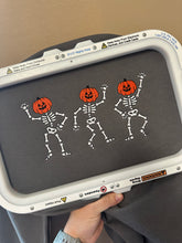 Load image into Gallery viewer, Dancing Skeleton Pumpkin Crewneck ππ€