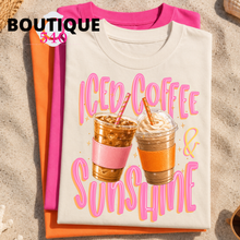 Load image into Gallery viewer, Iced Coffee & Sunshine Tee ☕☀️