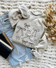 Load image into Gallery viewer, Bow Collage Embroidered Crewneck