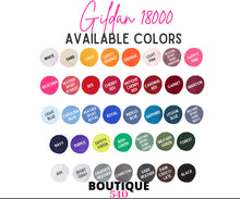 Load image into Gallery viewer, Custom Team Name Embroidered Crewneck 🏈✨