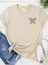 Load image into Gallery viewer, 🎀 Personalized Bow Monogram Tee