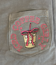 Load image into Gallery viewer, Iced Coffee Girly CC Pocket Tee