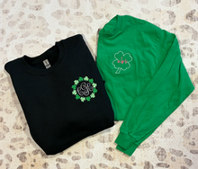 Load image into Gallery viewer, Shamrock Monogram Frame Embroidered