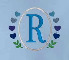 Load image into Gallery viewer, Floral Heart Initial