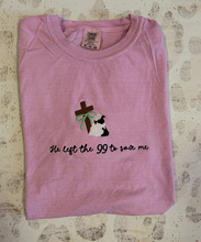 Load image into Gallery viewer, He Left the 99 Embroidered Comfort Colors Tee