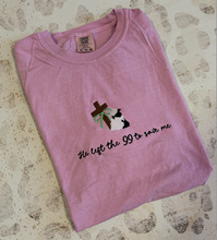 Load image into Gallery viewer, He Left the 99 Embroidered Comfort Colors Tee