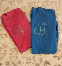 Load image into Gallery viewer, Boy/Girl Mama Embroidered Comfort Colors Tee