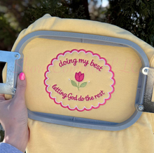 Load image into Gallery viewer, Doing My Best Embroidered Tee