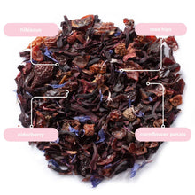 Load image into Gallery viewer, Hibiscus Rose Herbal Mini Tube