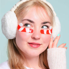 Load image into Gallery viewer, Christmas Holiday Candy Cane Undereye Masks