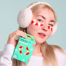 Load image into Gallery viewer, Christmas Holiday Candy Cane Undereye Masks