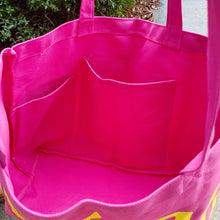 Load image into Gallery viewer, Well Made Beach Canvas Tote: Pink