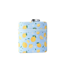 Load image into Gallery viewer, Ladies Medium Lemons Makeup Train Case-LNCTB3007-BBL
