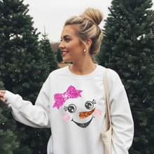 Load image into Gallery viewer, ❄️ Faux Glitter Pink Snowman