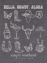 Load image into Gallery viewer, Hello Howdy Aloha Tee