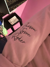 Load image into Gallery viewer, Mama Neckline + Sleeve Embroidery