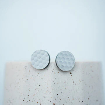 White Acrylic Golf Ball Studs