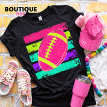 Load image into Gallery viewer, 🏈💖 Neon Football Game Day Tee 💖🏈
