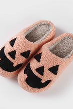 Load image into Gallery viewer, Halloween Pumpkin Slippers Black / 7.5
