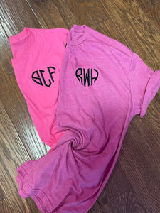 Heart Shaped Monogram Tee