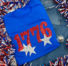 Load image into Gallery viewer, 1776 Sequin Embroidered Tee
