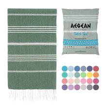 Load image into Gallery viewer, Beach Towel, Oversized, Quick-Dry: Grey Blue
