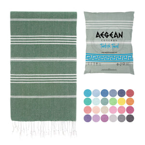 Beach Towel, Oversized, Quick-Dry: Grey Blue