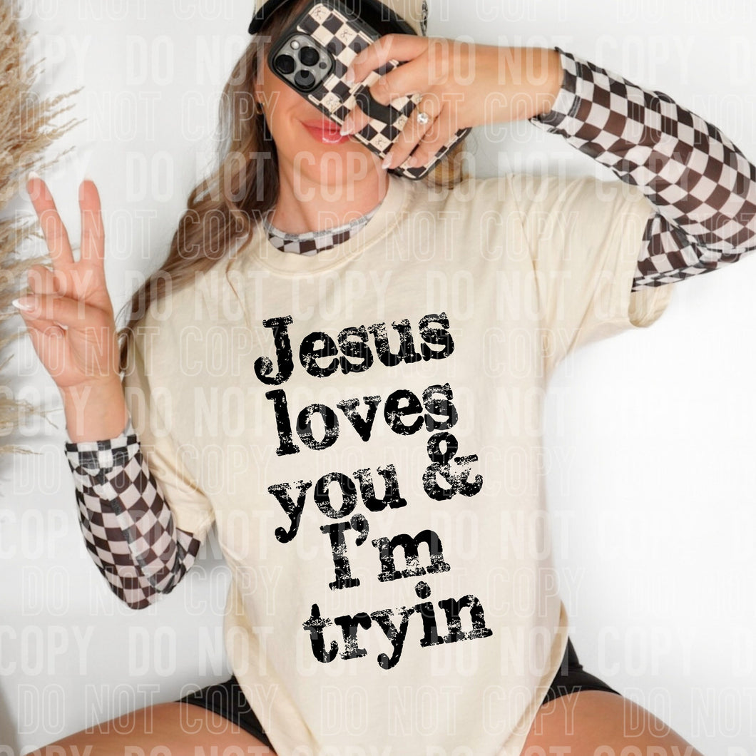🖤 Jesus Loves You Tee
