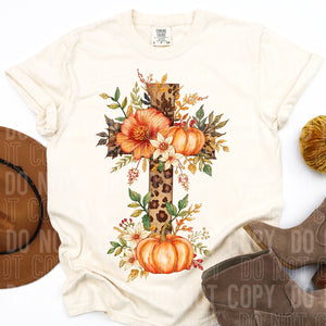 Fall Faith Cross Graphic Tee ✝️🍂