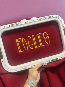 Custom Team Name Embroidered Crewneck 🏈✨
