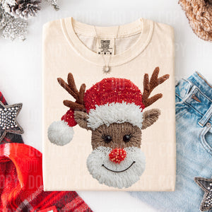 🦌 Chenille Reindeer Tee 🦌
