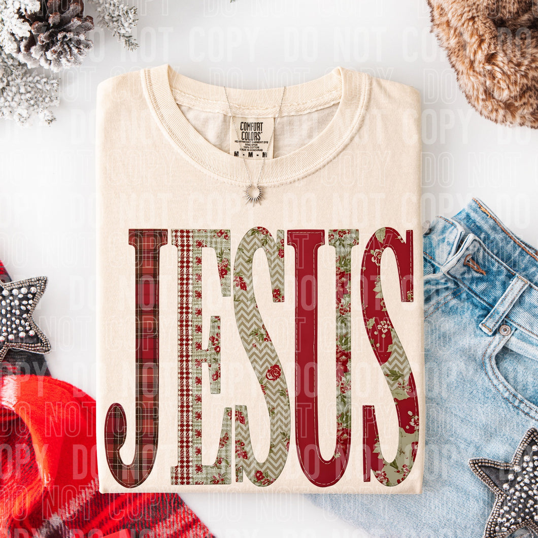 Jesus Patchwork Tee