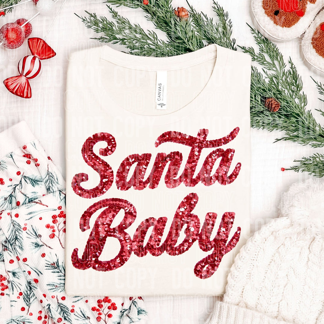 🎅 Santa Baby Sequin Tee 🎅