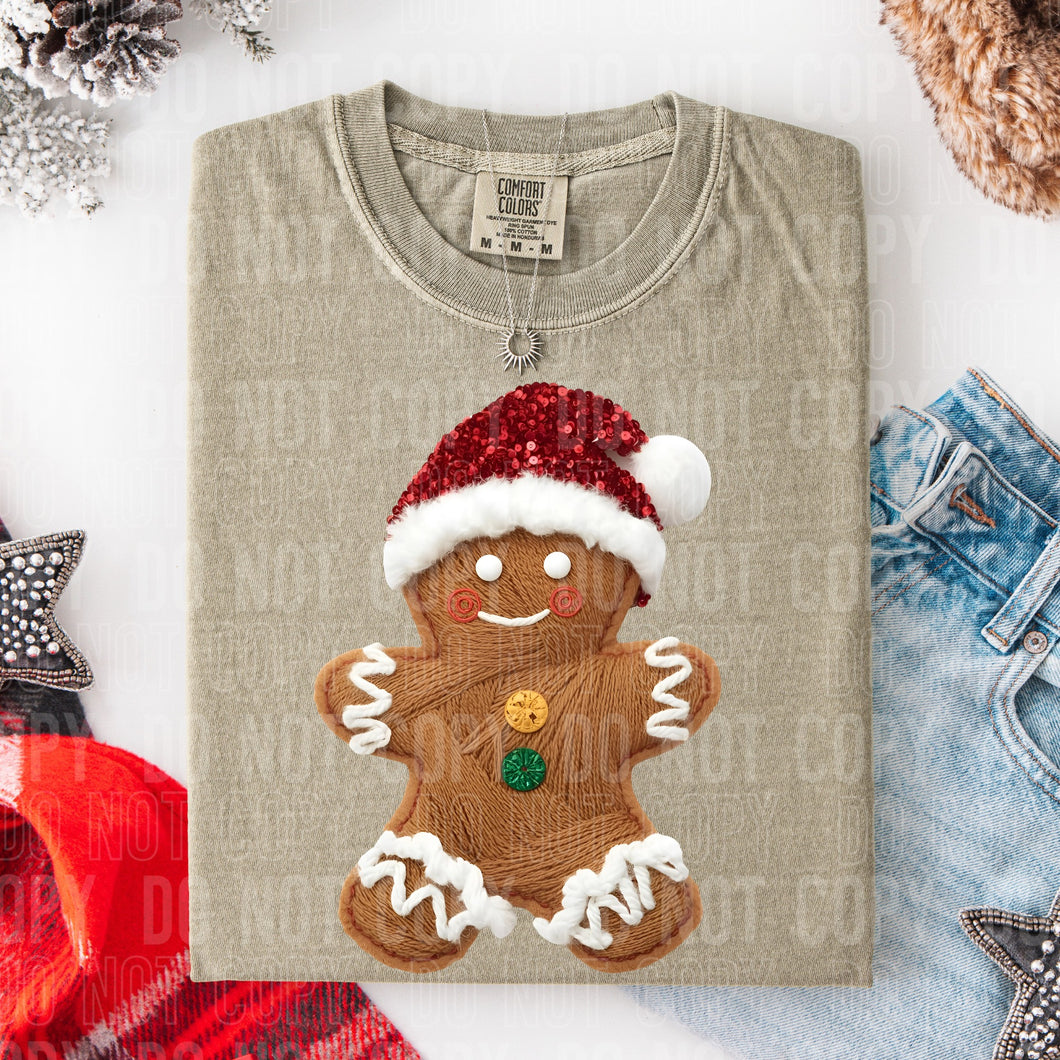 🍪 Chenille Gingerbread Tee 🍪