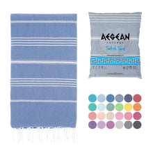 Load image into Gallery viewer, Beach Towel, Oversized, Quick-Dry: Grey Blue
