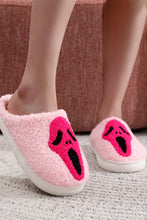 Load image into Gallery viewer, Halloween Ghost Fleece Slipper ZK1955: Black / 9.5
