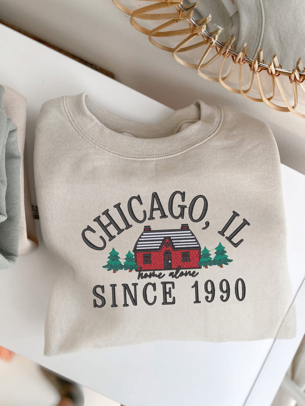 Chicago, IL “Home Alone” Crewneck 🏠✨