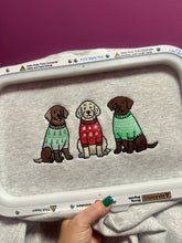 Load image into Gallery viewer, Merry Pups Embroidered Crewneck
