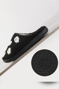 Halloween Ghost Slippers Black / 7.5
