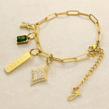 Load image into Gallery viewer, Oh Simple Initial Chain Bracelet: H
