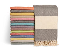 Load image into Gallery viewer, Beach Towel, Oversized, Quick-Dry: Grey Blue
