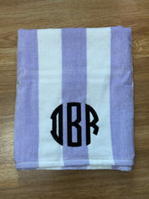 Load image into Gallery viewer, Monogrammed Beach Towels
