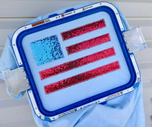 Load image into Gallery viewer, Sequin Flag Embroidered Tee
