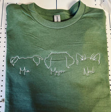 Load image into Gallery viewer, Dog Silhouette Embroidery
